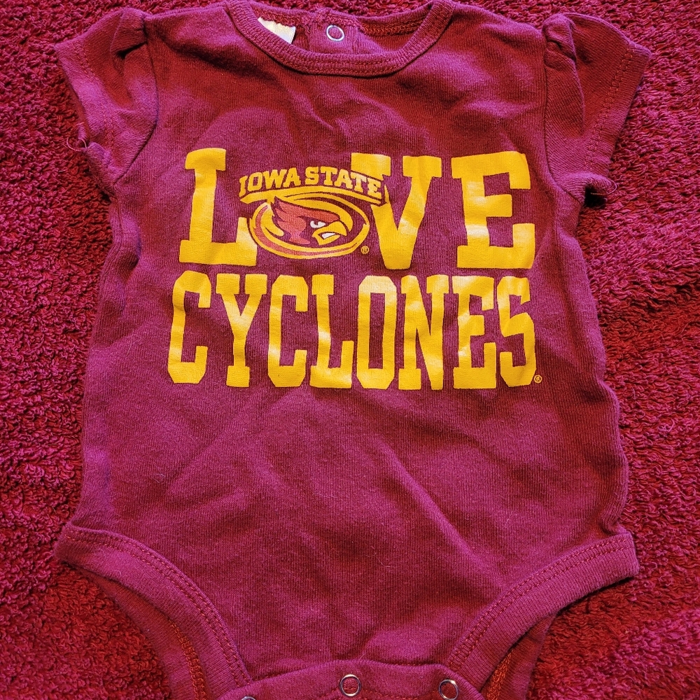 Iowa State Cyclones 0-3mo Oneies